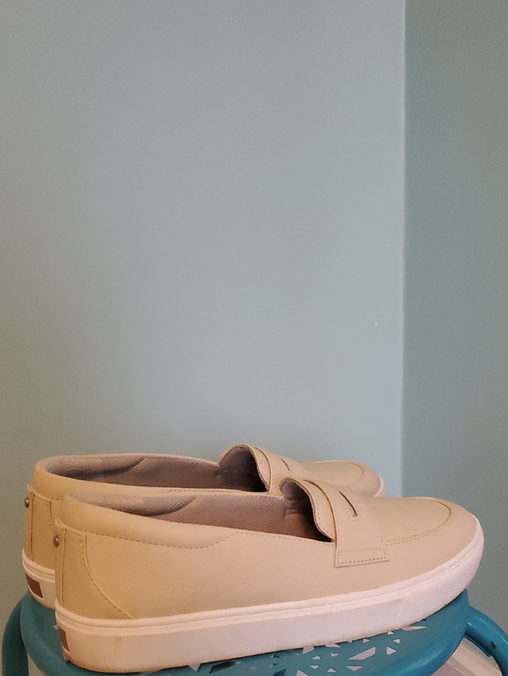 Dr. Scholl's Beige Slip-On Loafers